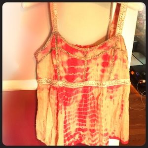 Tie dye loose tank FINAL PRICE